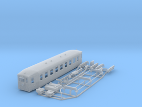 N scale Scandia Railmotor, DSB MBF, OMB MH 6 +more in Clear Ultra Fine Detail Plastic
