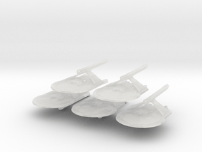 1/10000 Larson v3a Dual Naceles - 5 ships pack in Clear Ultra Fine Detail Plastic