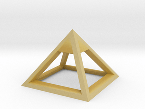 Pyramid Mike 3cm in Tan Fine Detail Plastic