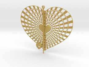 Heart Swap Spinner Rising Sun - 15cm in Tan Fine Detail Plastic