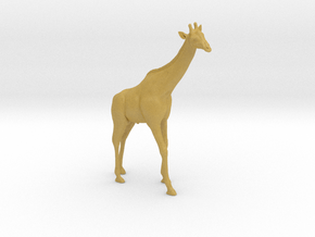 Giraffe 1:22 Standing Male in Tan Fine Detail Plastic