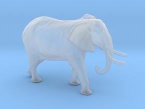 African Bush Elephant 1:160 Walking Male in Clear Ultra Fine Detail Plastic