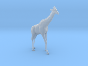Giraffe 1:48 Standing Male in Clear Ultra Fine Detail Plastic