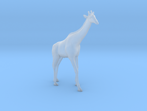 Giraffe 1:120 Standing Male in Clear Ultra Fine Detail Plastic