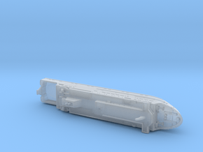 MV Hebrides (1:1200) in Clear Ultra Fine Detail Plastic