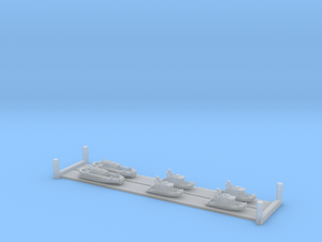 Thames Police & Fire Boats (1:1250) in Clear Ultra Fine Detail Plastic