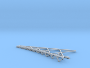 Forth Rail Bridge - Cantilever Section B (1:1250) in Clear Ultra Fine Detail Plastic