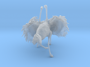 Ostrich 1:35 Fighting Pair in Clear Ultra Fine Detail Plastic