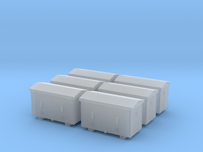 TJ-H04651x6 - Caisses à piles acier galvanisé gran in Clear Ultra Fine Detail Plastic
