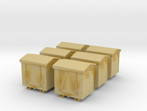 TJ-H04652x6 - Caisses à piles acier galvanisé peti in Tan Fine Detail Plastic