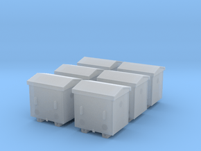 TJ-H04652x6 - Caisses à piles acier galvanisé peti in Clear Ultra Fine Detail Plastic