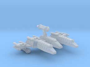 3125 Scale Lyran War PF/Gunboat Tender CVN in Clear Ultra Fine Detail Plastic