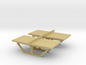 TJ-H01144x2 - Tables de Ping-Pong en beton in Tan Fine Detail Plastic