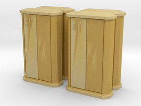 TJ-H01147x4 - Armoires PTT grandes in Tan Fine Detail Plastic