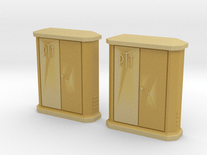 TJ-H01148x2 - Armoires PTT petites in Tan Fine Detail Plastic