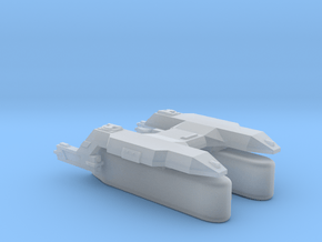3788 Scale Lyran Puma Transport Tug (K-Pods) CVN in Clear Ultra Fine Detail Plastic