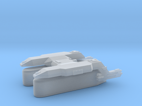 3125 Scale LDR Transport Tug (Klingon Pods) CV in Clear Ultra Fine Detail Plastic