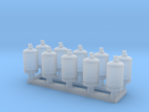 TJ-H02001x10 - Bouteilles de gaz 13kg in Clear Ultra Fine Detail Plastic