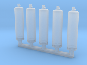 TJ-H02002x5 - Bouteilles de gaz 30kg in Clear Ultra Fine Detail Plastic