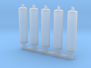 TJ-H02003x5 - Bouteilles de gaz 35kg in Clear Ultra Fine Detail Plastic