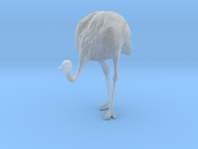 Ostrich 1:16 Head Down in Clear Ultra Fine Detail Plastic