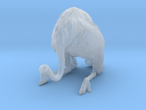 Ostrich 1:45 Guarding the Nest in Clear Ultra Fine Detail Plastic