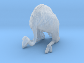 Ostrich 1:87 Guarding the Nest in Clear Ultra Fine Detail Plastic