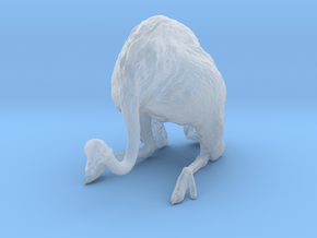 Ostrich 1:72 Guarding the Nest in Clear Ultra Fine Detail Plastic