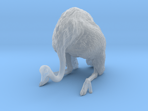 Ostrich 1:16 Guarding the Nest in Clear Ultra Fine Detail Plastic