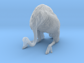 Ostrich 1:20 Guarding the Nest in Clear Ultra Fine Detail Plastic