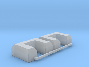 3125 Scale Lyran Cargo Pallets CVN in Clear Ultra Fine Detail Plastic