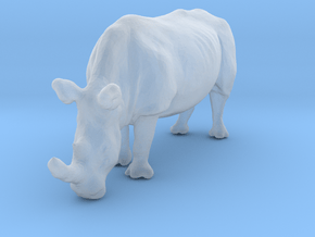 White Rhinoceros 1:160 Grazing Female in Clear Ultra Fine Detail Plastic