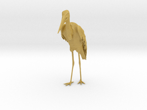 Marabou Stork 1:6 Standing in Tan Fine Detail Plastic