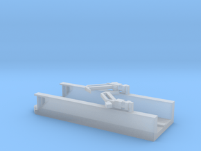 Floating Drydock modern Style 1 Section 1/1800 in Clear Ultra Fine Detail Plastic