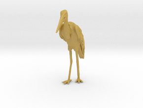 Marabou Stork 1:16 Standing in Tan Fine Detail Plastic