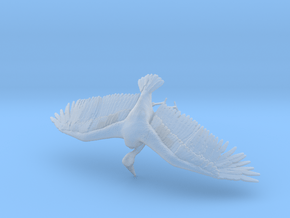 Marabou Stork 1:24 Wings Spread in Clear Ultra Fine Detail Plastic