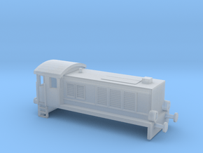 WR 360 / V36 Diesel Switcher Body Z-Scale 1/220 in Clear Ultra Fine Detail Plastic