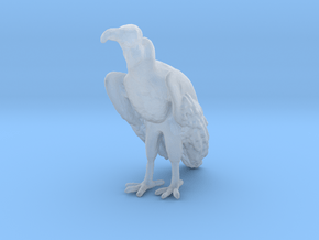 Lappet-Faced Vulture 1:32 Standing in Clear Ultra Fine Detail Plastic