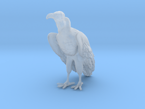 Lappet-Faced Vulture 1:25 Standing in Clear Ultra Fine Detail Plastic