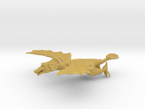 Omni Scale Space Dragon Adult Female MGL in Tan Fine Detail Plastic
