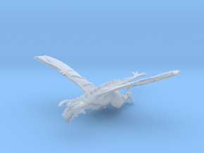 Omni Scale Space Dragon Old Male MGL in Clear Ultra Fine Detail Plastic