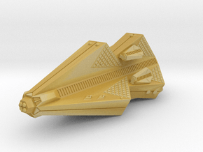 3788 Scale Tholian Pocket Battleship with Gunboats in Tan Fine Detail Plastic
