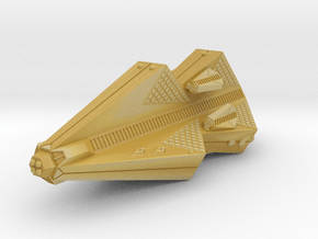 3125 Scale Tholian Pocket Battleship with Gunboats in Tan Fine Detail Plastic