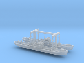 German WWII Hansa Type 3000to Freighter 1/2400 in Clear Ultra Fine Detail Plastic