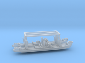 German WWII Hansa Type 5000 Freighter 1/1800 in Clear Ultra Fine Detail Plastic