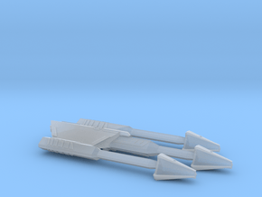 3125 Scale Ymatrian War Axe Heavy Cruiser (CA) MGL in Clear Ultra Fine Detail Plastic