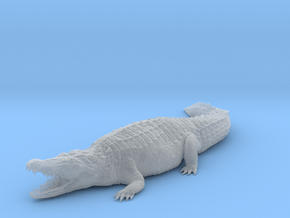 Nile Crocodile 1:20 Mouth Open in Clear Ultra Fine Detail Plastic