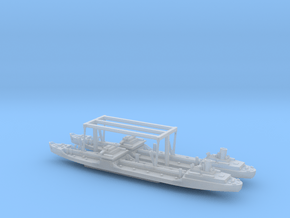 US T2-SE-A1 Standard Tanker 1/2400 in Clear Ultra Fine Detail Plastic