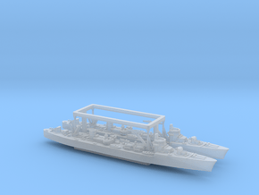 IJN Ashizuri Tanker / Supply Ship 1/1800 in Clear Ultra Fine Detail Plastic