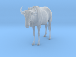 Blue Wildebeest 1:9 Standing Female in Clear Ultra Fine Detail Plastic
